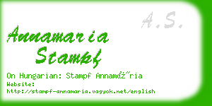 annamaria stampf business card